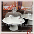 Hot Cheap Wholesale Ceramic Porcelain Cake Plate Fruit Plate with Cover